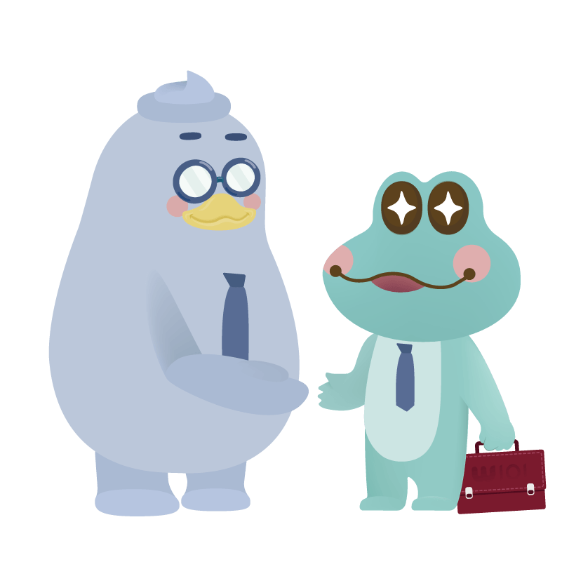 Wport mascot - cooperation